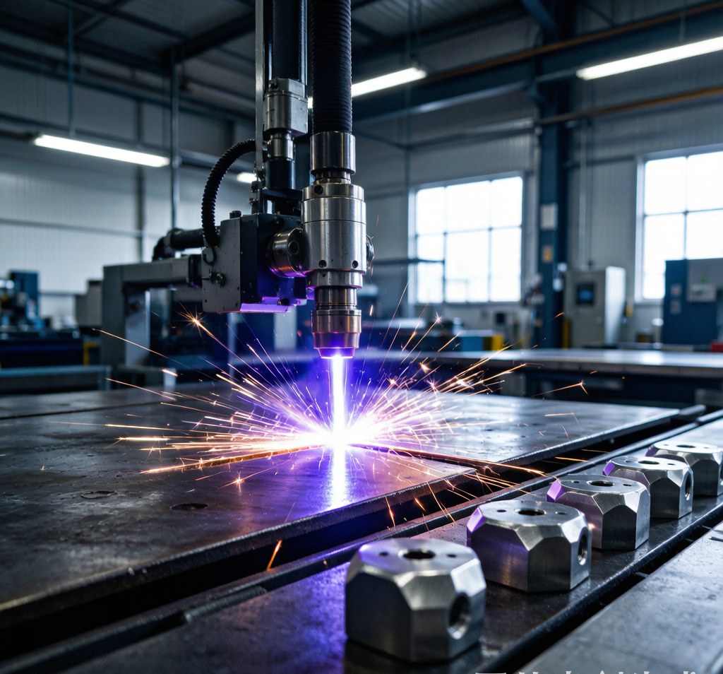 Plasma Cutting Services: Fast Thick-Plate Cuts application