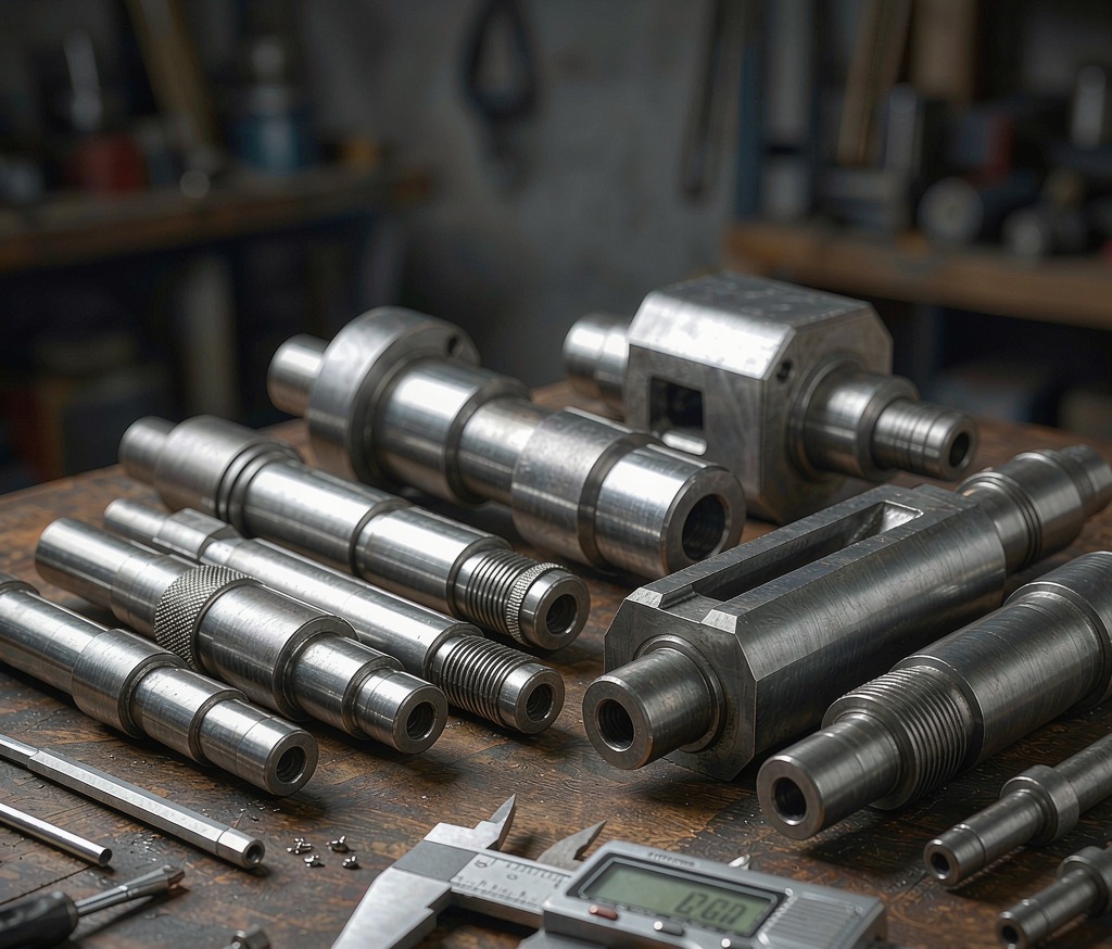 Custom Metal Axle Manufacturing: Turning, Hardening, and Grinding detail