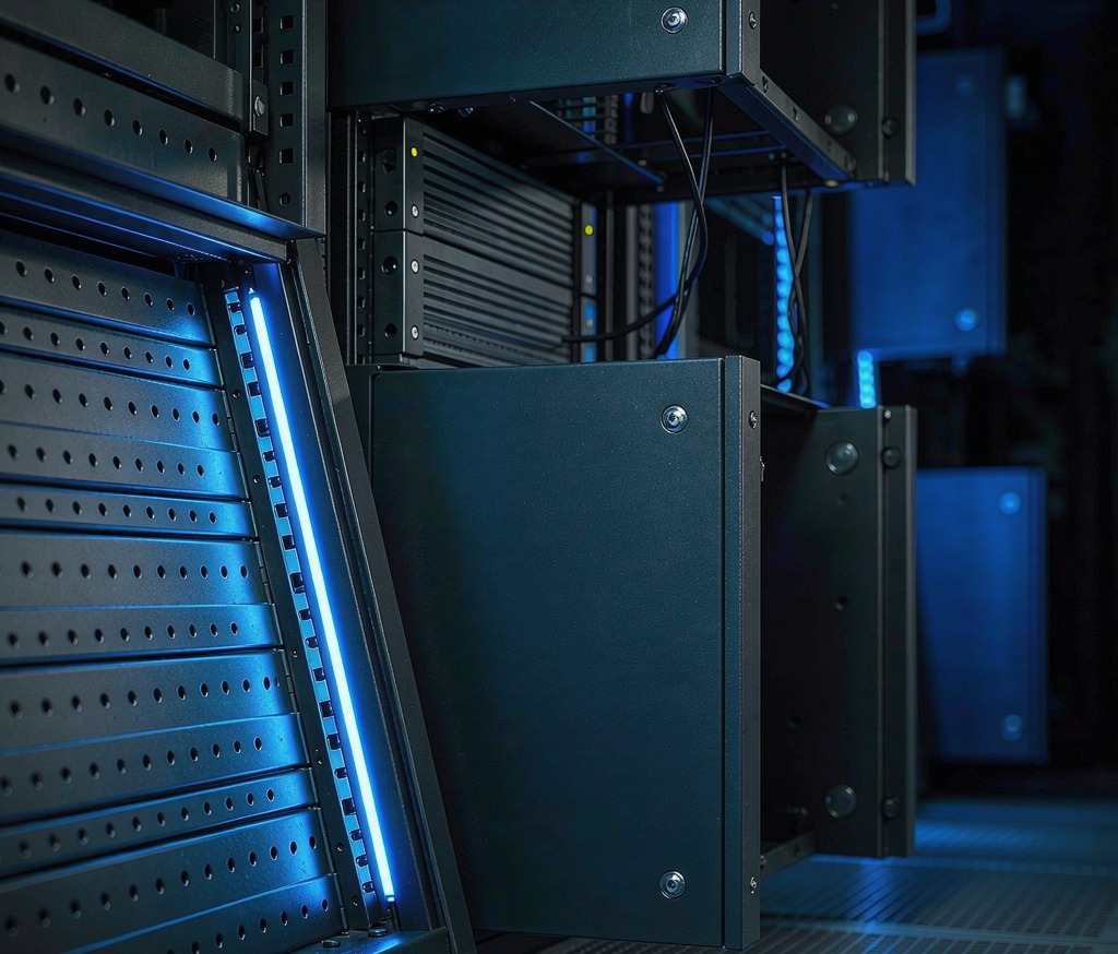 Data Center Metal Enclosures & Rack Hardware: Cabinets, Panels & Brackets - Huaxiao precision manufacturing