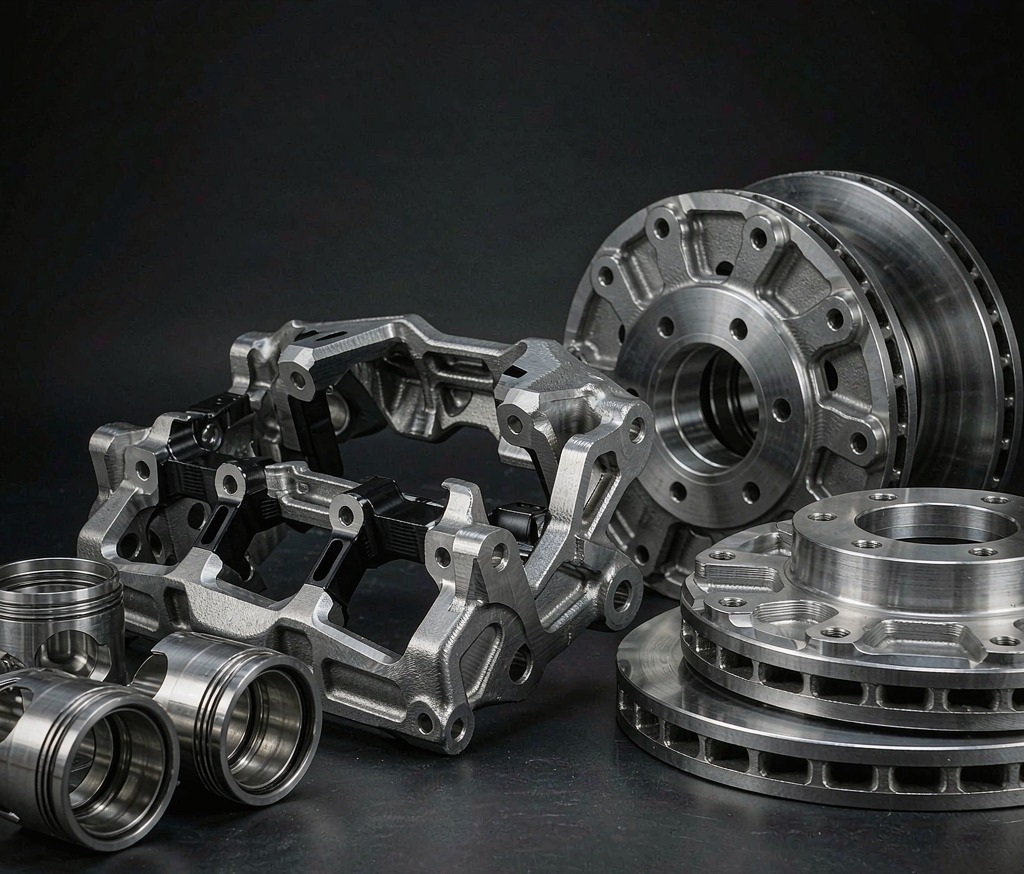 Custom Metal Brake Components: Caliper Brackets, Rotors & Pistons - Huaxiao precision manufacturing